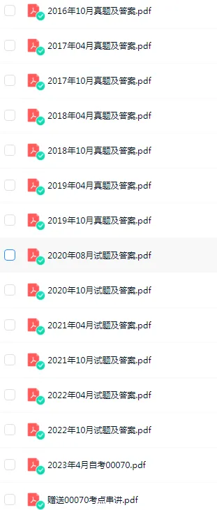 00070政府与事业单位会计真题及答案历年真题网盘下载(16.4-23.4) 第1张 00070政府与事业单位会计真题及答案历年真题网盘下载(16.4-23.4) 第1张