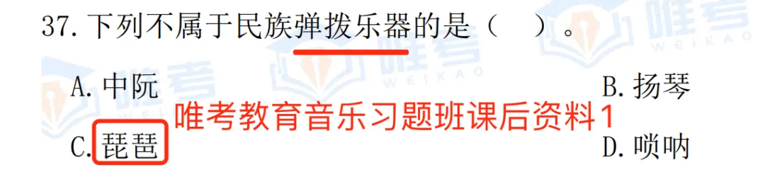 2024年唯考教育湘江新区独家音乐真题解析回忆版,速看! 第36张