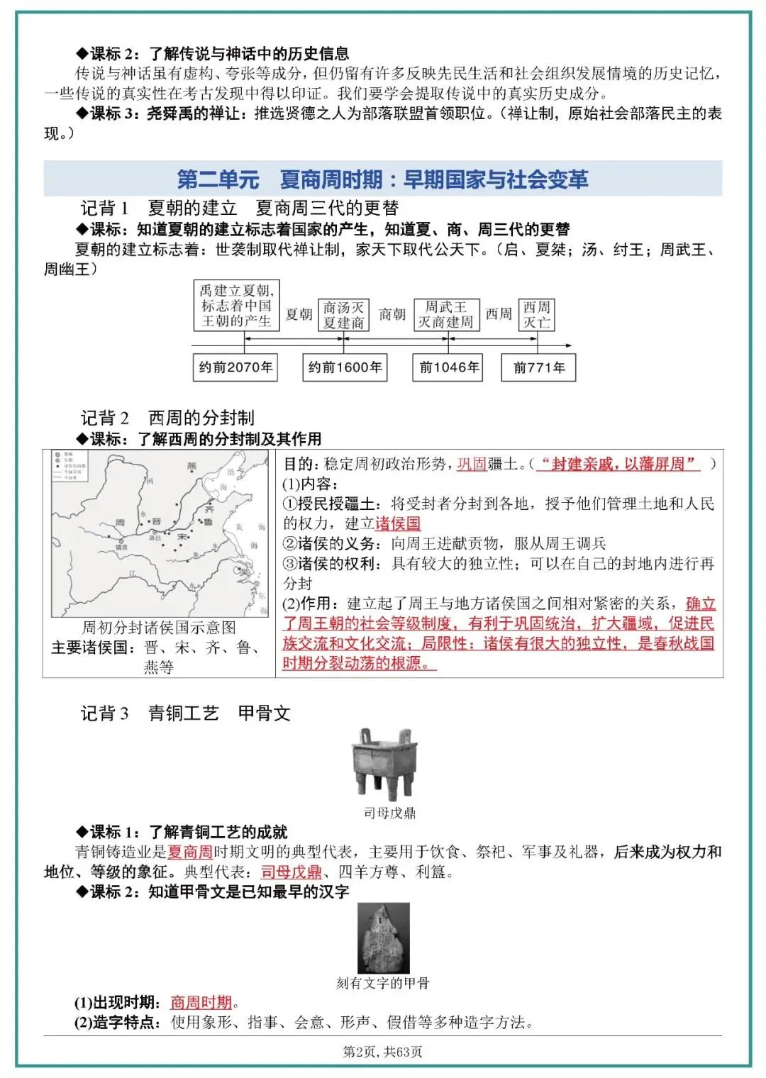 中考历史全六册复习提纲 第2张 中考历史全六册复习提纲 第2张