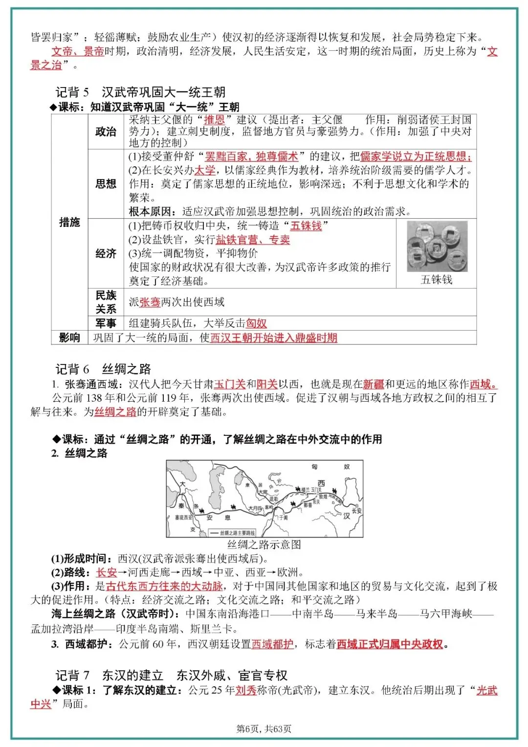 中考历史全六册复习提纲 第6张 中考历史全六册复习提纲 第6张