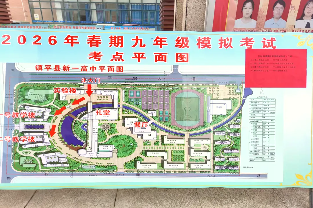 镇平县2026年春期九年级模拟考试在镇平一高顺利开考 第3张 镇平县2026年春期九年级模拟考试在镇平一高顺利开考 第3张