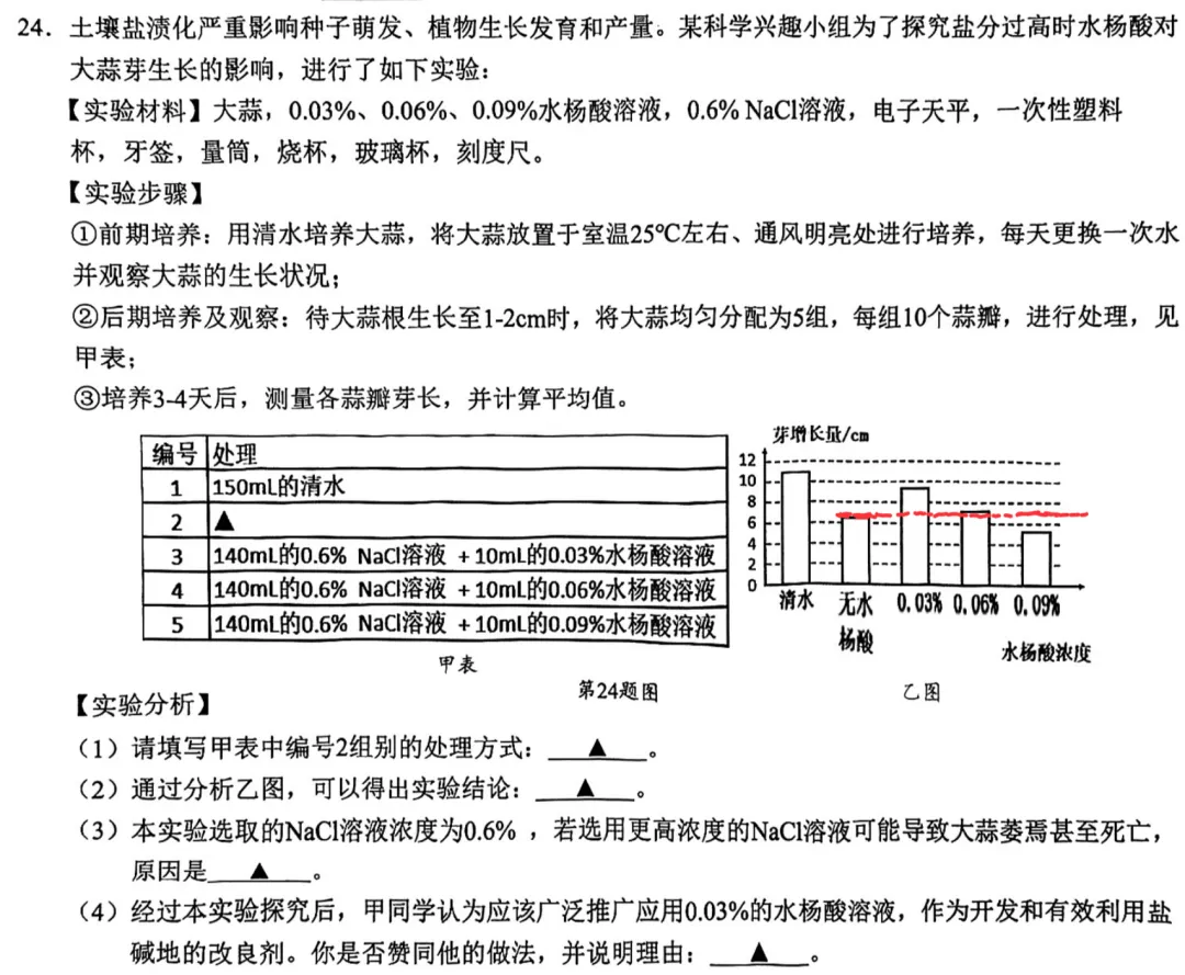 2026年5月慈溪中考二模【科学】试卷整评+题型解析,内附试卷及答案! 第8张