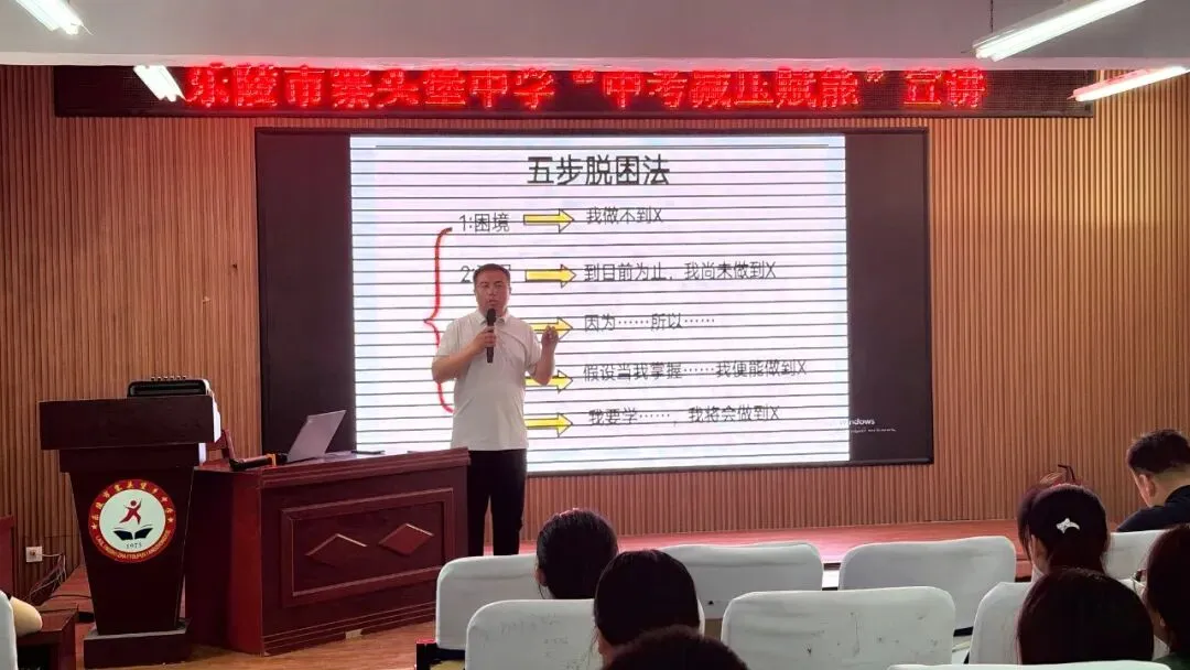 【全环境立德树人】减压赋能,笑迎中考——寨头堡乡中学开展初三学子减压赋能宣讲活动 第11张