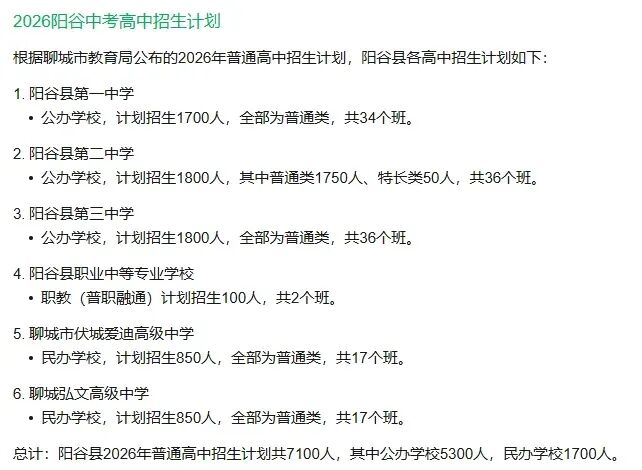 阳谷中考报名最终数据分析(25年/26年)赠送中考押题卷 第4张 阳谷中考报名最终数据分析(25年/26年)赠送中考押题卷 第4张