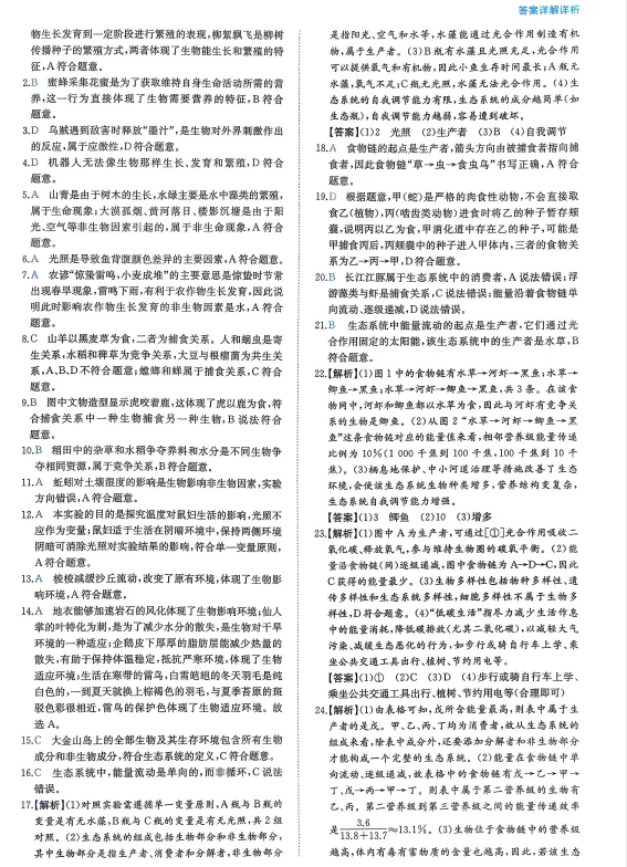 2026年【生物】会考真题-专题七《生态安全》 第8张 2026年【生物】会考真题-专题七《生态安全》 第8张