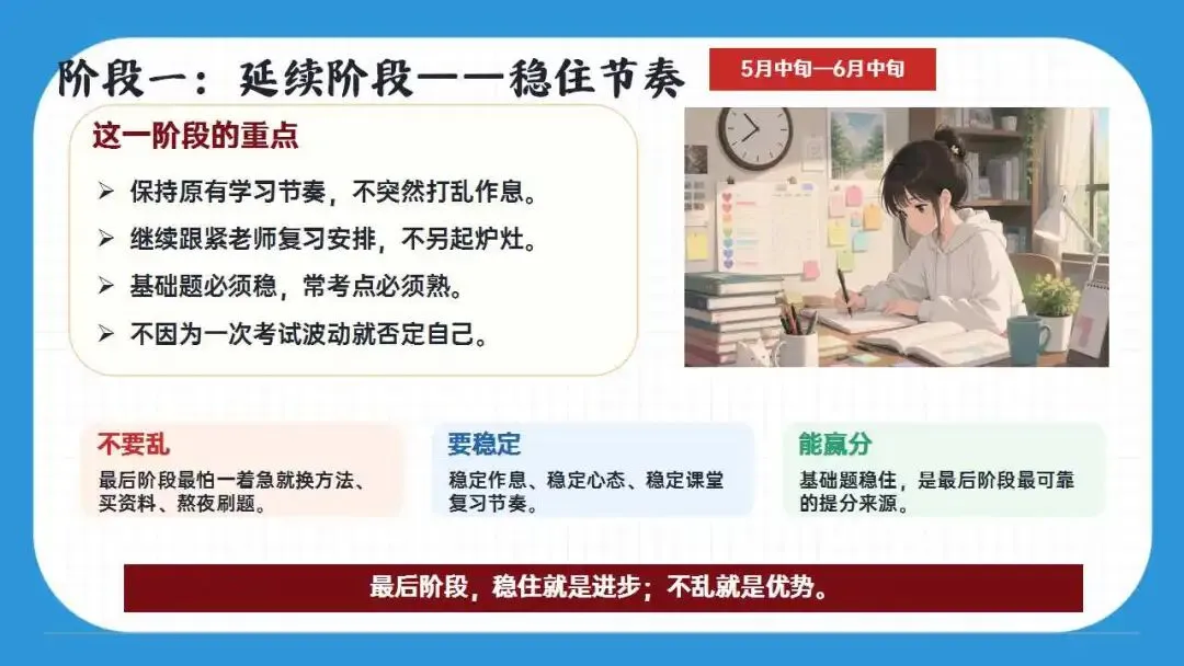 初三励志中考倒计时最后30天冲刺动员班会ppt课件(含讲稿) 第21张