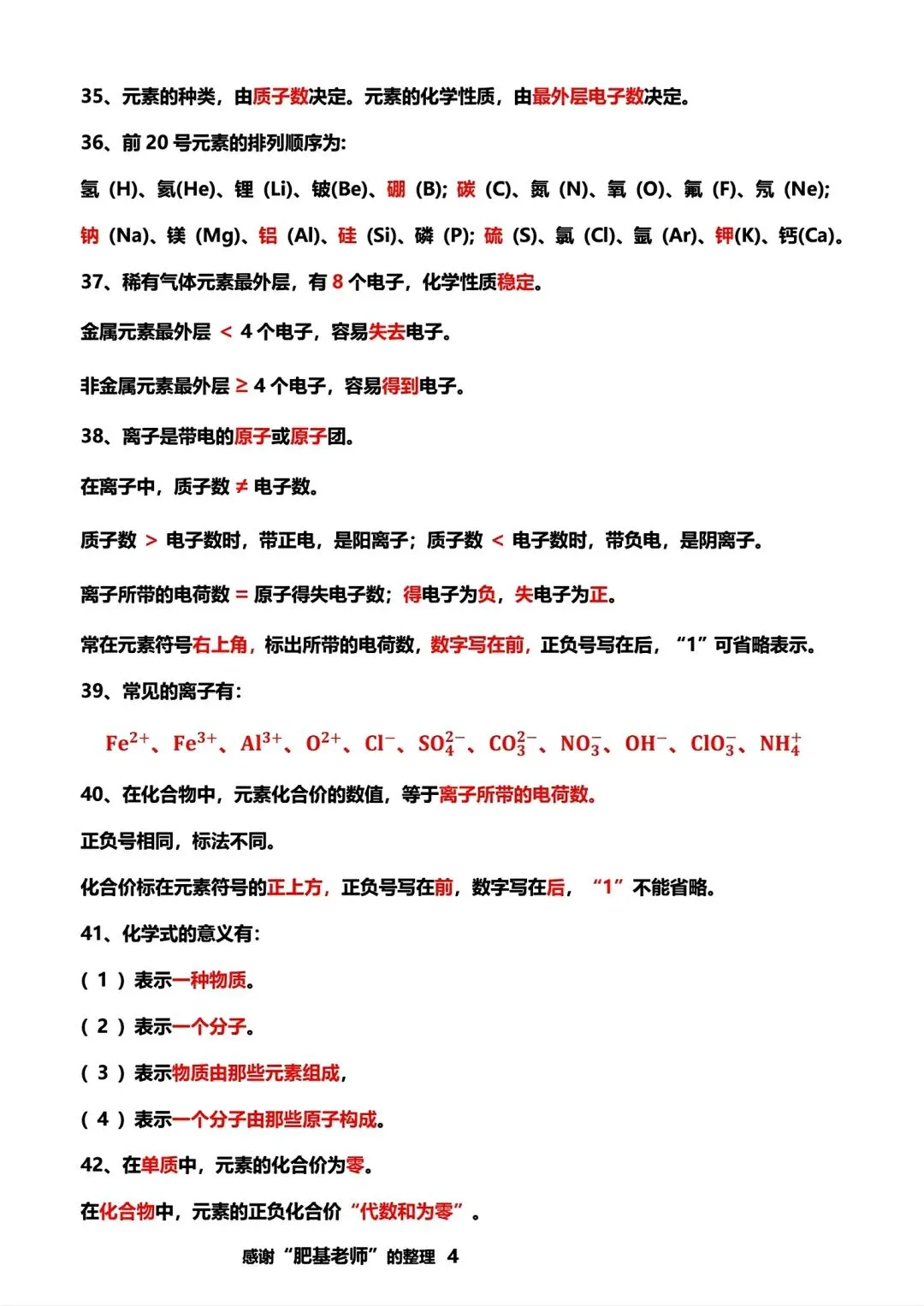 化学升中考的95个核心考点 第4张 化学升中考的95个核心考点 第4张