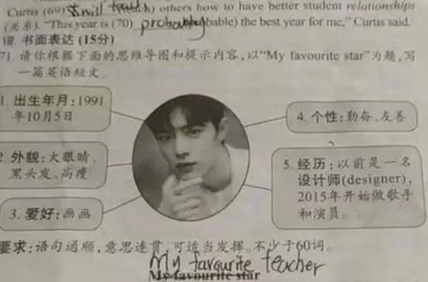 鲁迅文章被移出课本,网红明星却被编入试卷教材,这样真的好吗 第3张 鲁迅文章被移出课本,网红明星却被编入试卷教材,这样真的好吗 第3张