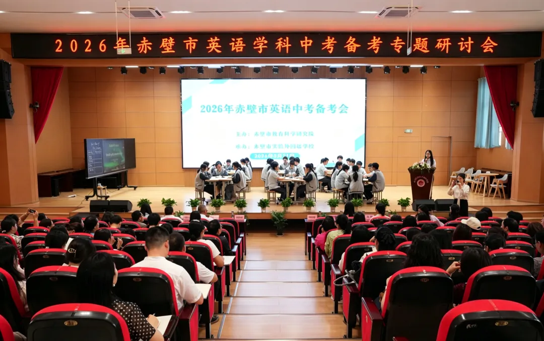 凝心聚力备中考 精准施策启新程—— 赤壁市2026年英语学科备考专题研讨会圆满召开 第1张