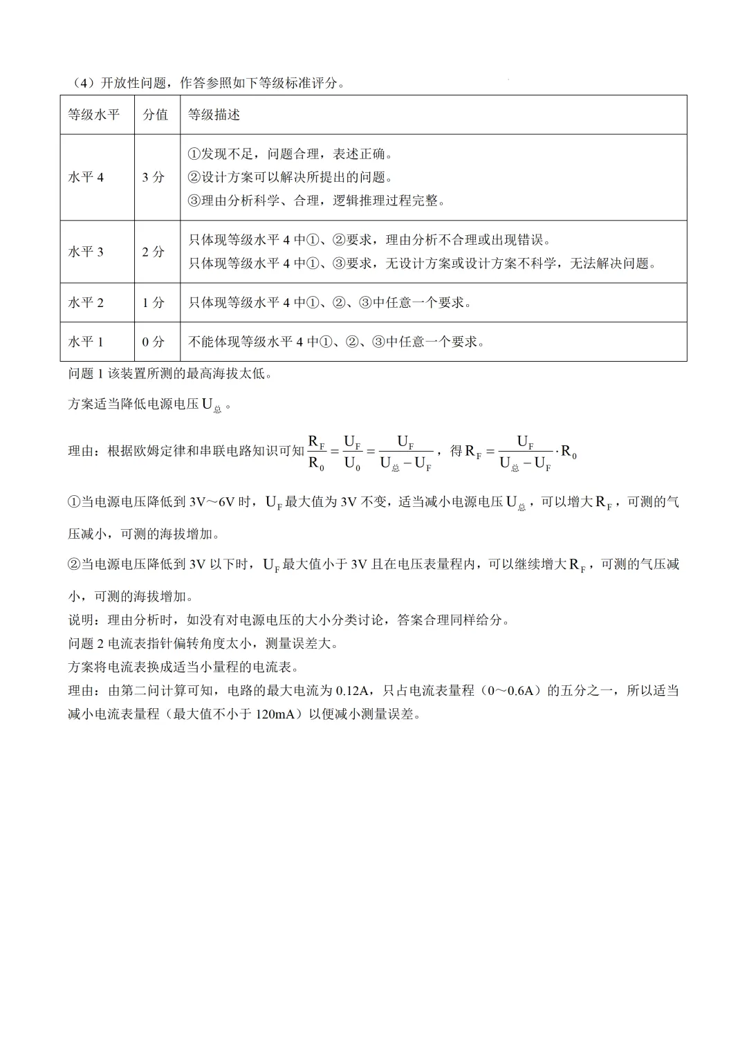 【福建中考真题】2021-2025年福建物理中考真题(5年合集 完美考场版+Word版 无水印免费) 第15张 【福建中考真题】2021-2025年福建物理中考真题(5年合集 完美考场版+Word版 无水印免费) 第15张