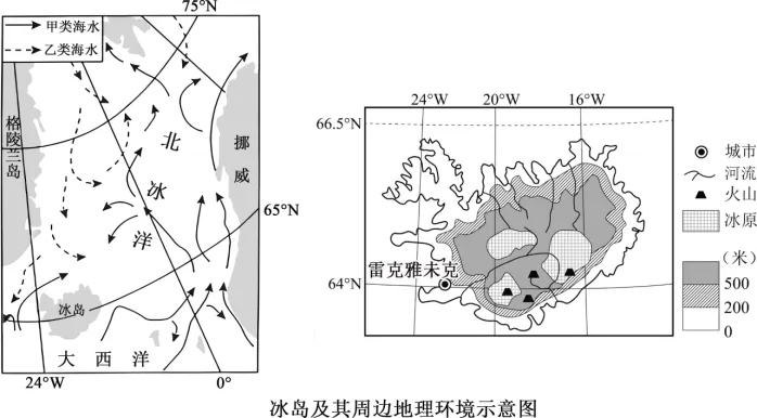 高考地理-地球上的水-高考一模真题汇编试题型答案考点分类解析练习备考二三冲刺 第8张
