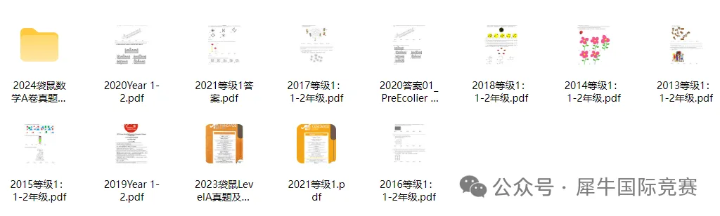 袋鼠数学竞赛真题合集(2013-2026),直接获取! 第8张