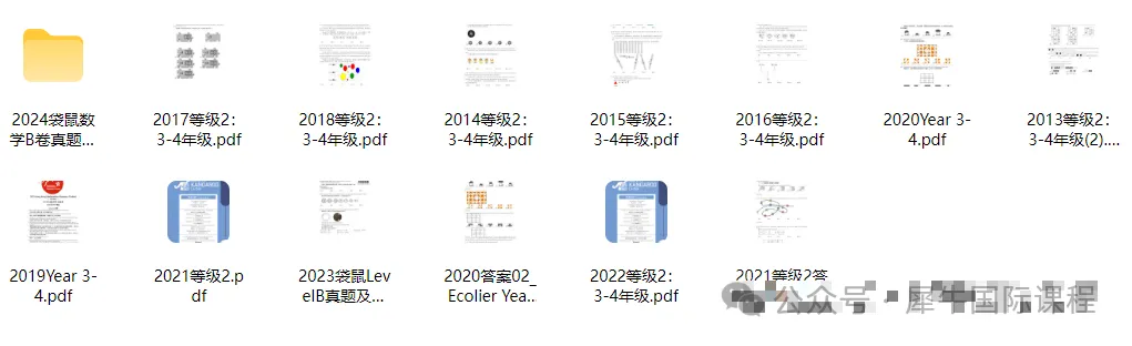 袋鼠数学竞赛真题合集(2013-2026),直接获取! 第11张