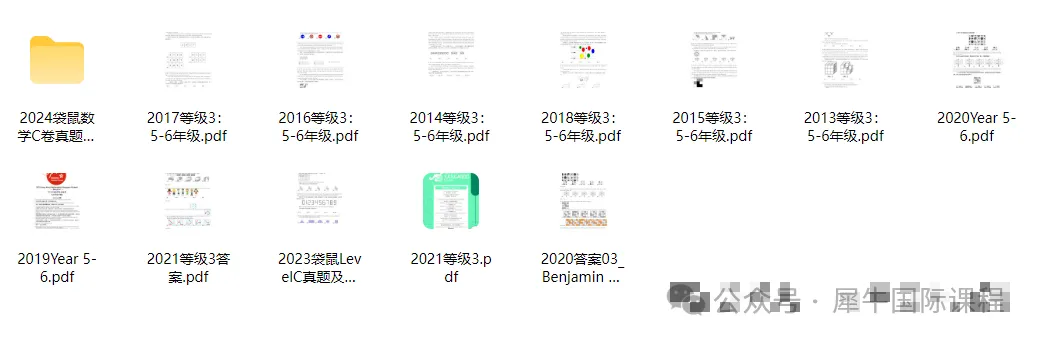 袋鼠数学竞赛真题合集(2013-2026),直接获取! 第14张