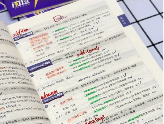 四级备考用啥书?闪过词汇+真题书,划重点,效率高! 第3张