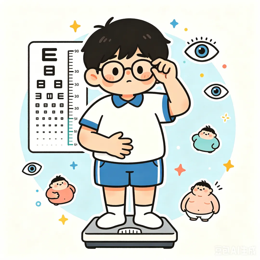 @全体蕲春家长,中考体检数据出炉!每10个孩子就有8个近视,3个体重超标! 第1张