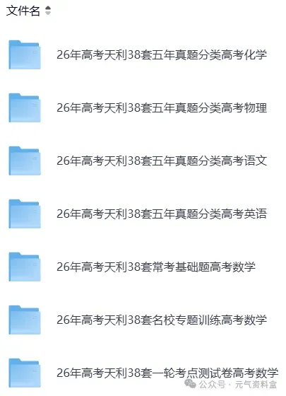 2026【高考】天利38套五年真题 全国各省高考全科资料(天利,天星,理想树,5·3,百校联盟,金考卷),电子版可下载 第2张