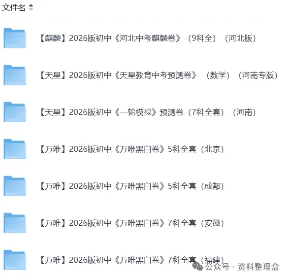 【中考押题卷】2026全国各省中考模拟押题冲刺( 定心卷 天星载望 逆袭卷 模拟卷冲刺卷等)无偿分享,持续更新 第4张