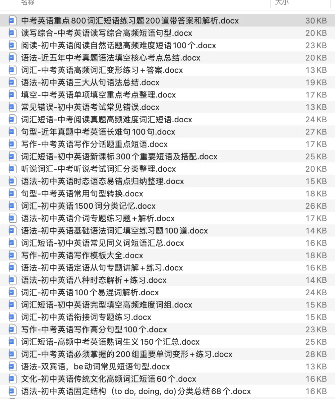 中考英语重点800词汇短语练习题200道(带答案解析) 第2张 中考英语重点800词汇短语练习题200道(带答案解析) 第2张