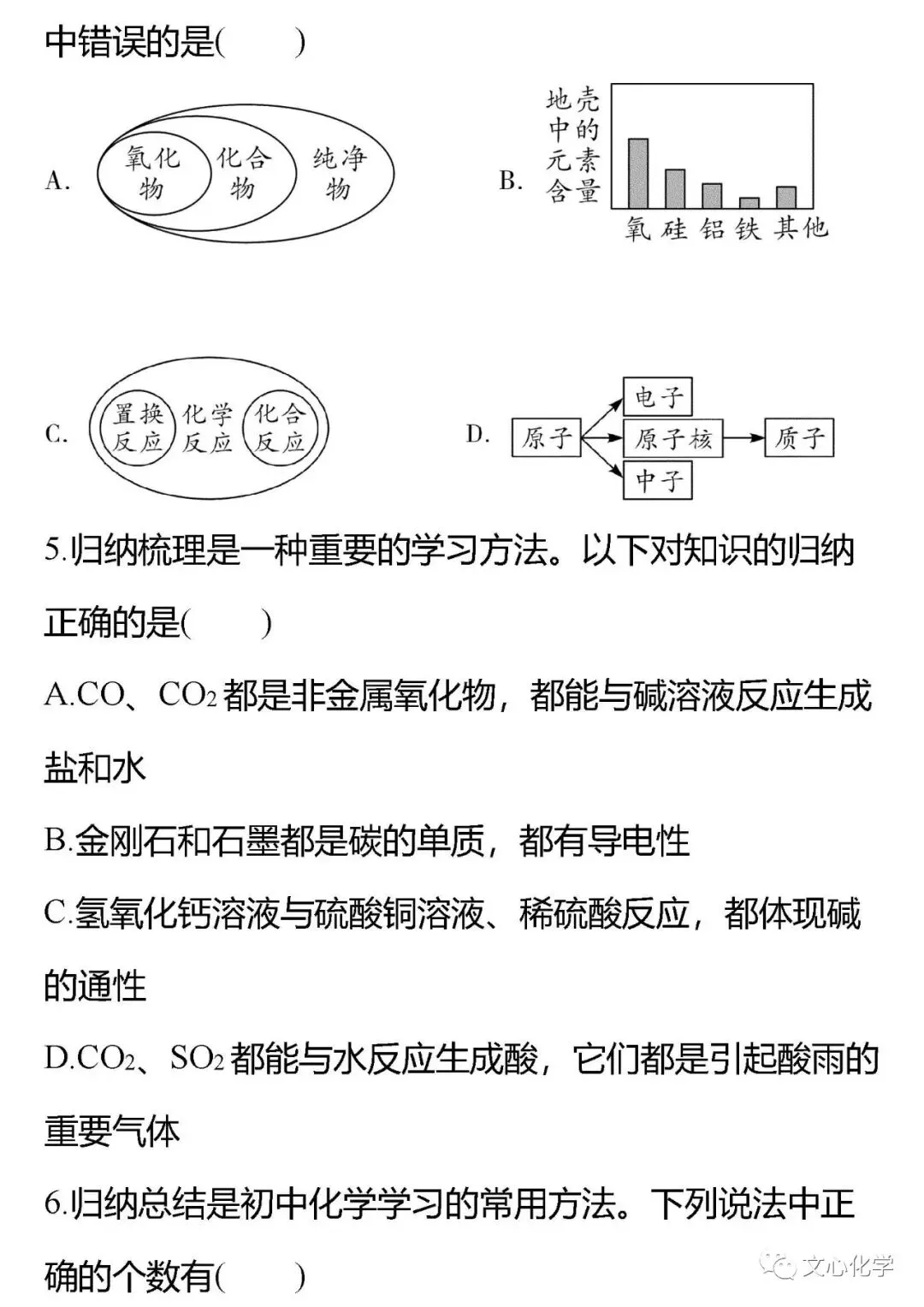 【中考专练】《化学思想方法的应用》专题精练(分享打印版) 第8张