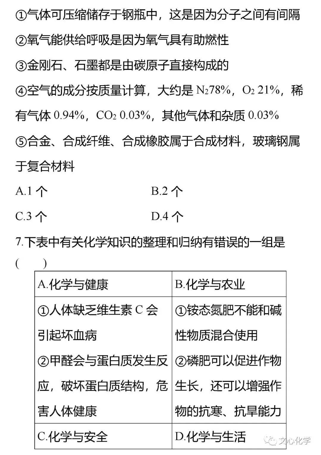 【中考专练】《化学思想方法的应用》专题精练(分享打印版) 第9张