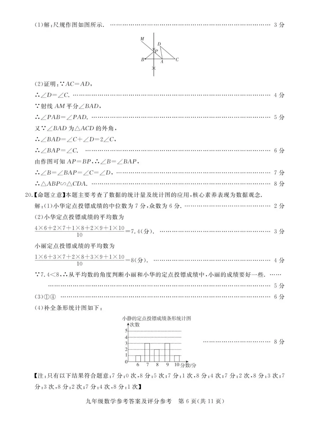 【中考模拟】 2026河北唐山市张家口中考二模数学试卷及答案(可下载) 第14张
