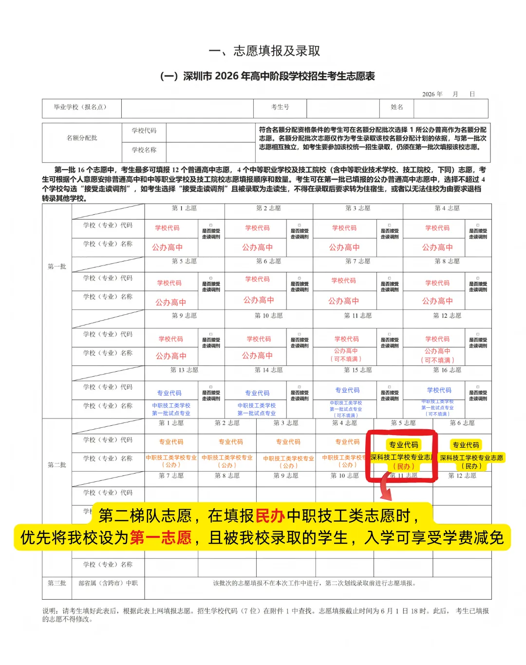 2026年中考志愿填报指南来啦!请查收~ 第3张 2026年中考志愿填报指南来啦!请查收~ 第3张