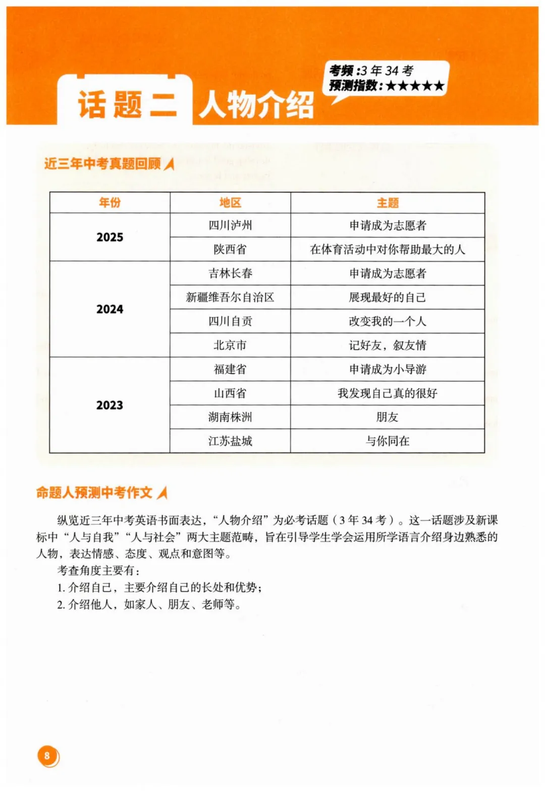 2026中考英语作文临考预测 第15张