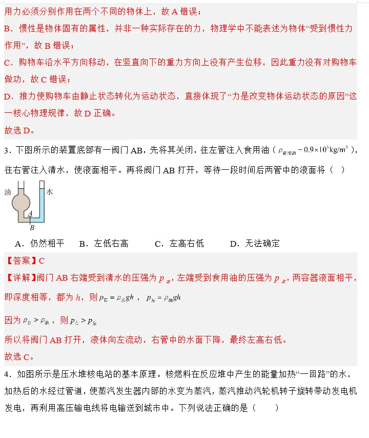 2026年中考物理考前最后冲刺,热点+预测+答题技巧等,冲刺中考! 第13张 2026年中考物理考前最后冲刺,热点+预测+答题技巧等,冲刺中考! 第13张
