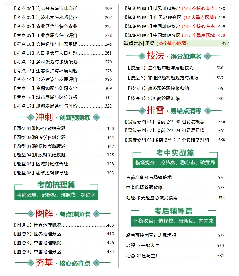 2026年中考地理、化学、生物、历史考前最后冲刺,热点+预测+答题技巧等,冲刺! 第3张
