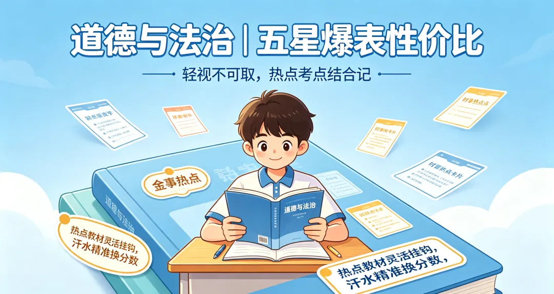 中考考前一个月提分“性价比”最高的5门学科 第6张 中考考前一个月提分“性价比”最高的5门学科 第6张