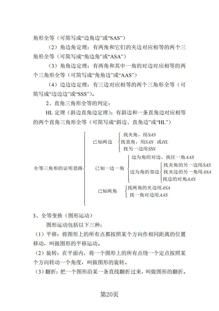 2026年上海中考考点梳理及公式运用 第21张