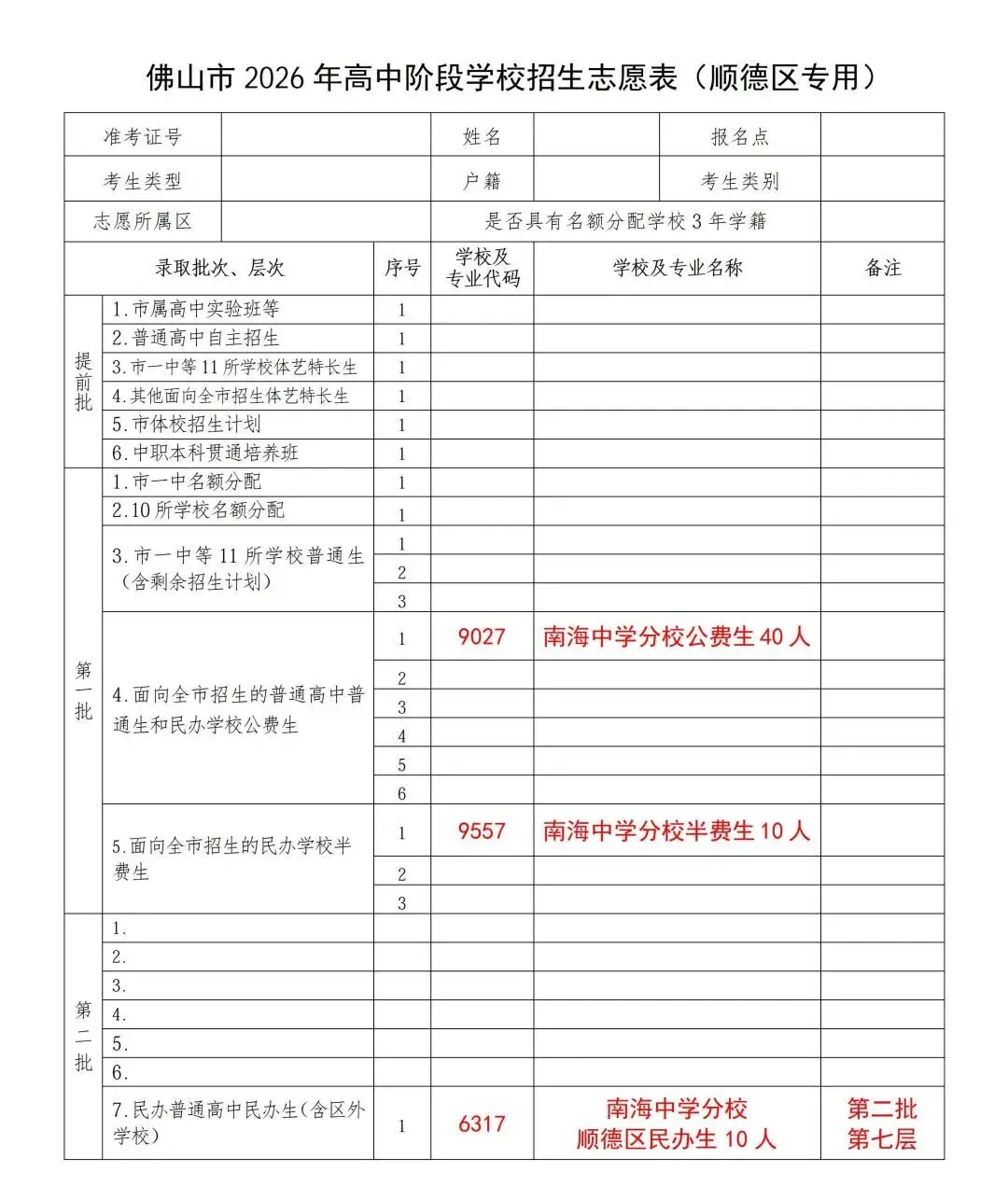 重磅发布!南海中学分校2026年中考志愿填报指南出炉 第6张