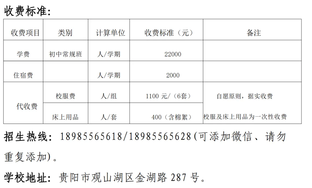 2026贵阳热门民办初中择校必备!历年中考数据、收费标准、招生电话汇总! 第7张