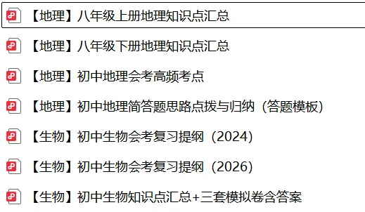 2026苏州生地会考攻略!附往年真题及复习资料 第8张