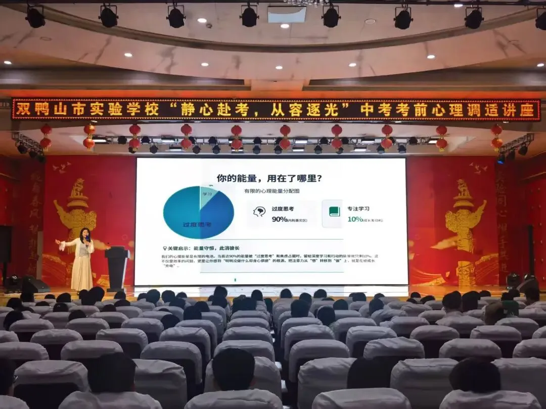 双鸭山市实验学校开展中考考前心理调适专题讲座|静心赴考 从容逐光 第18张