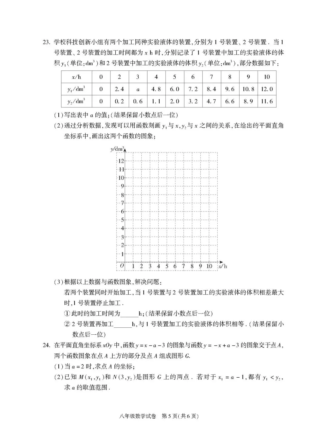 2025朝阳区八下期末数学试卷及答案(附电子版) 第5张 2025朝阳区八下期末数学试卷及答案(附电子版) 第5张