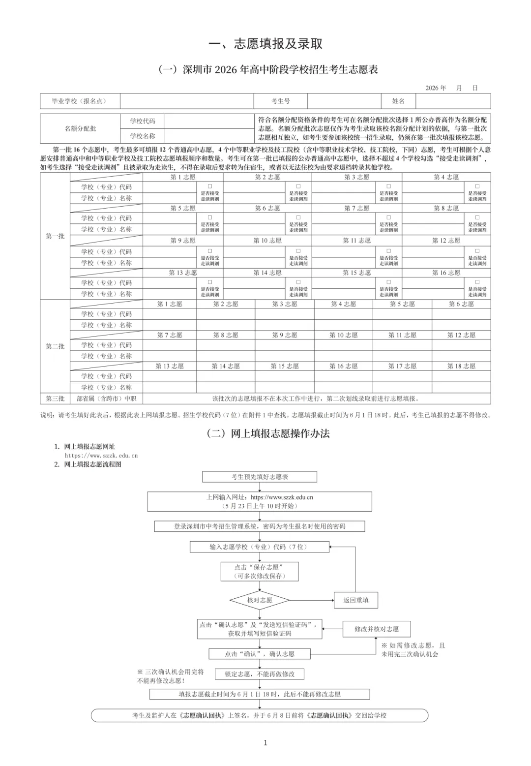 5月23日深圳中考志愿填报开始!附填报参指南! 第1张 5月23日深圳中考志愿填报开始!附填报参指南! 第1张