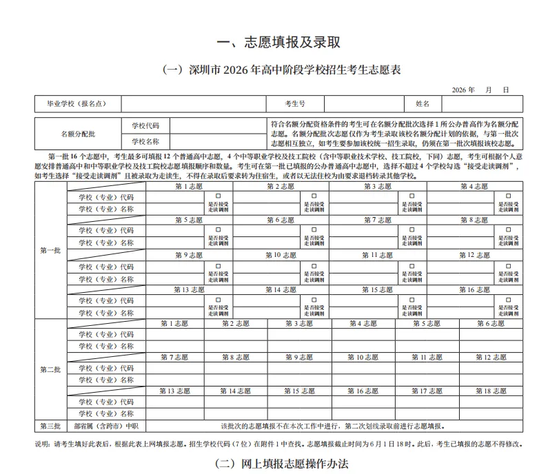 重磅参考|2026 年官方中考报考指导手册正式发布! 第4张 重磅参考|2026 年官方中考报考指导手册正式发布! 第4张
