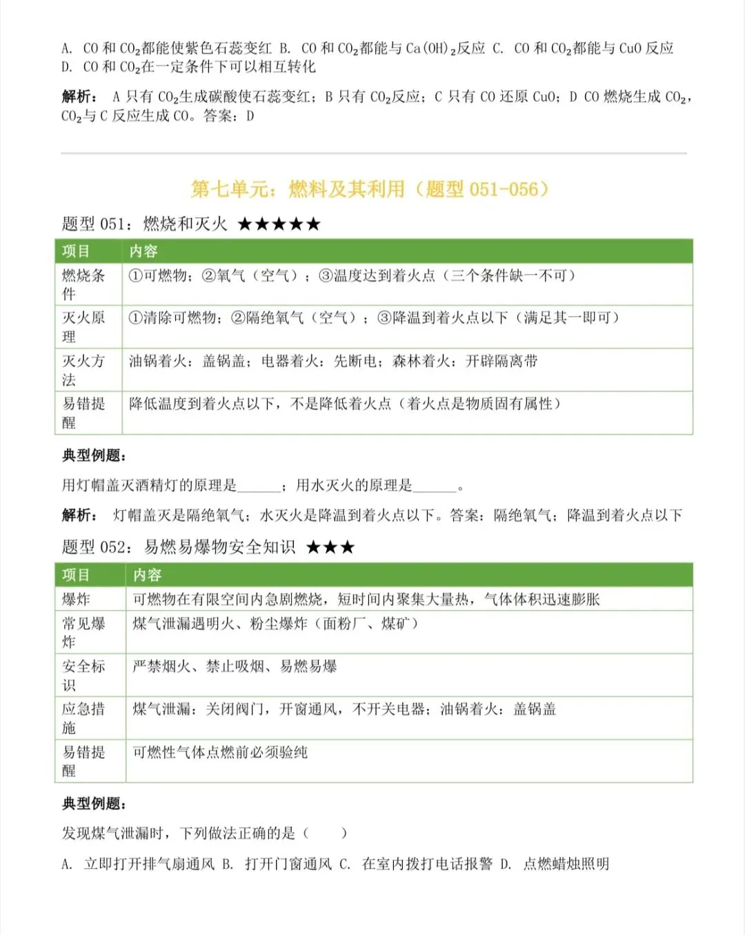 2026中考化学上下册全册考点汇总,中考前再看几遍 第27张