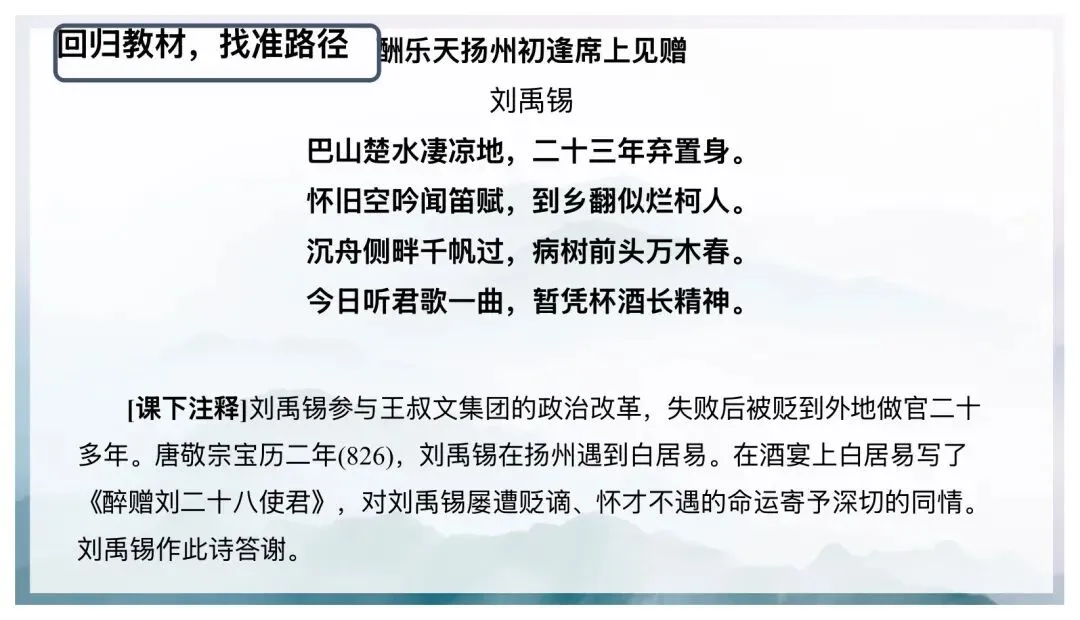 中考古诗词五步鉴赏法这样讲太赞了! 第12张