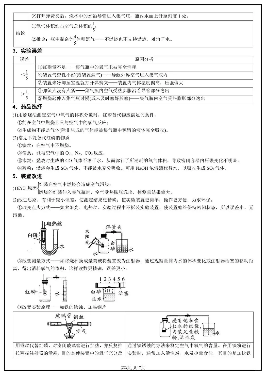 26中考化学教材重点实验 第3张