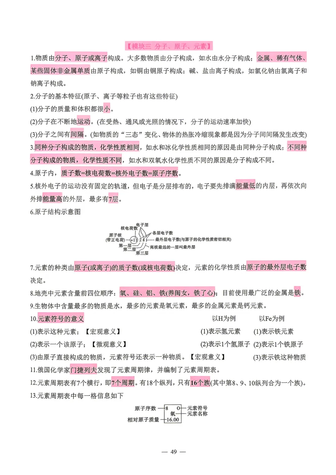 【中考必备】数理化掌中宝 考前打印背一背! 第46张