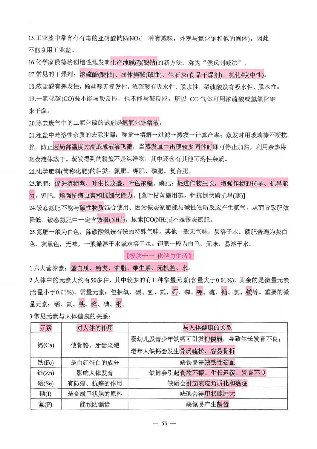 【中考必备】数理化掌中宝 考前打印背一背! 第52张