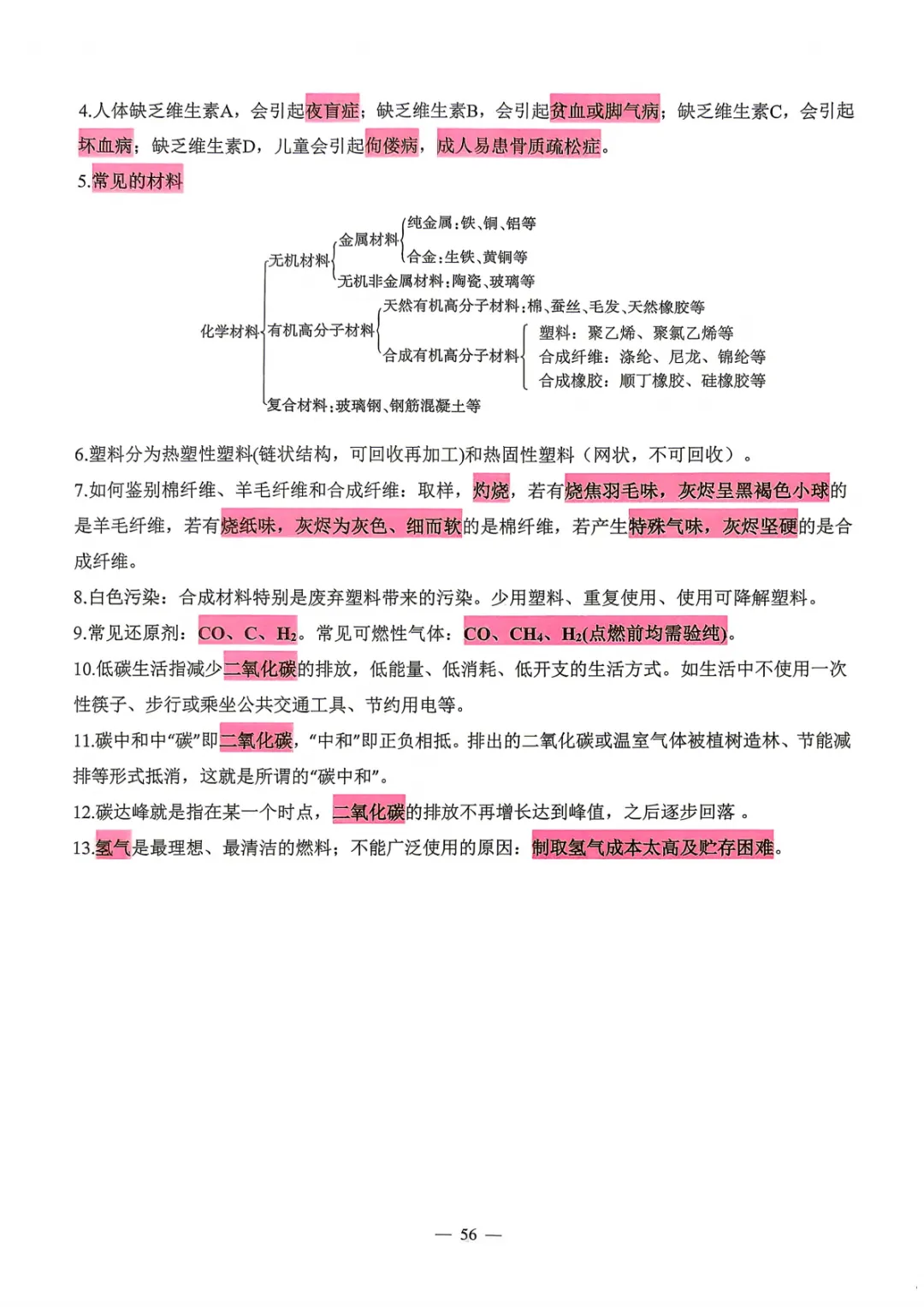 【中考必备】数理化掌中宝 考前打印背一背! 第53张
