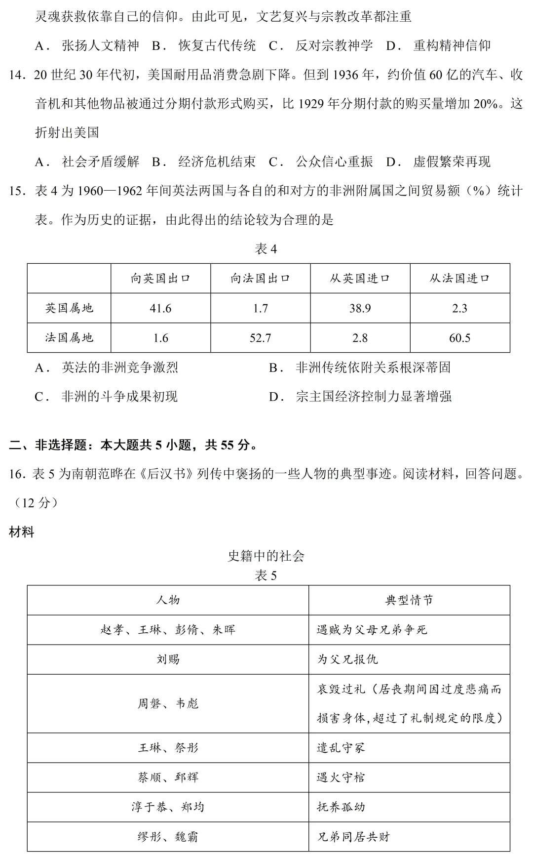 最新模考| 2026届山东省济宁市高三三模历史试题和答案 第6张 最新模考| 2026届山东省济宁市高三三模历史试题和答案 第6张