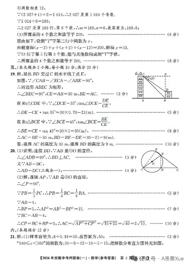 中考押题卷 第7张