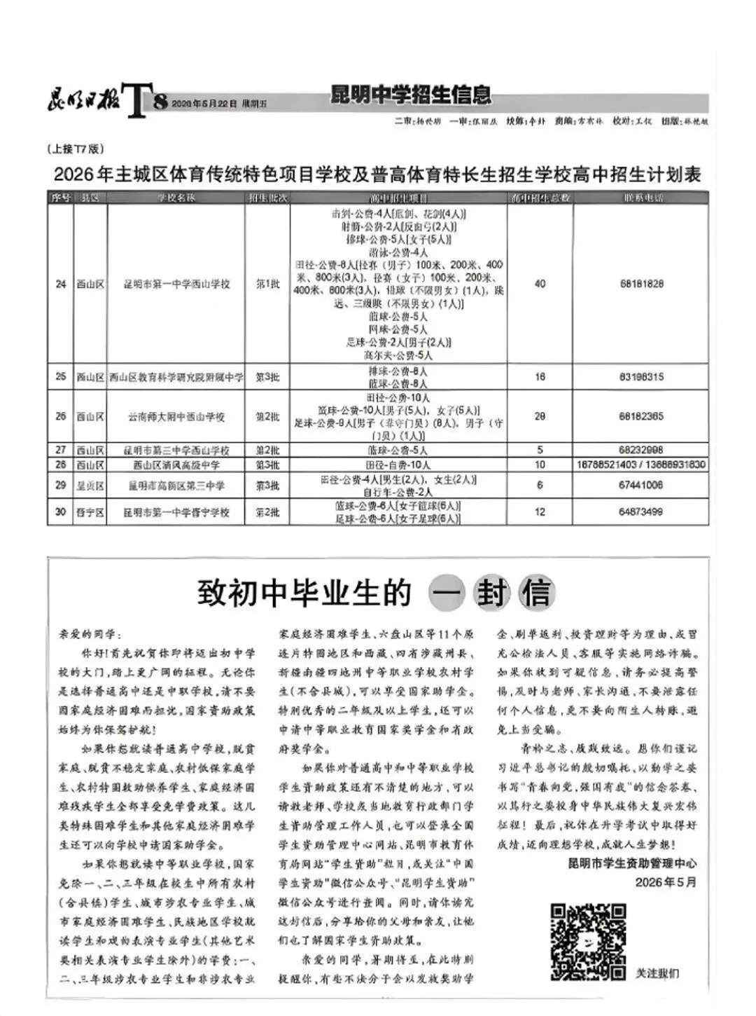 官方!昆明2026中考预计7月5日查分!考场规则速看! 第9张 官方!昆明2026中考预计7月5日查分!考场规则速看! 第9张
