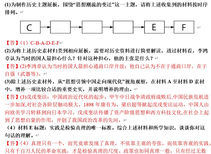 2026年中考历史终极押题(绝密)第二期 第8张 2026年中考历史终极押题(绝密)第二期 第8张