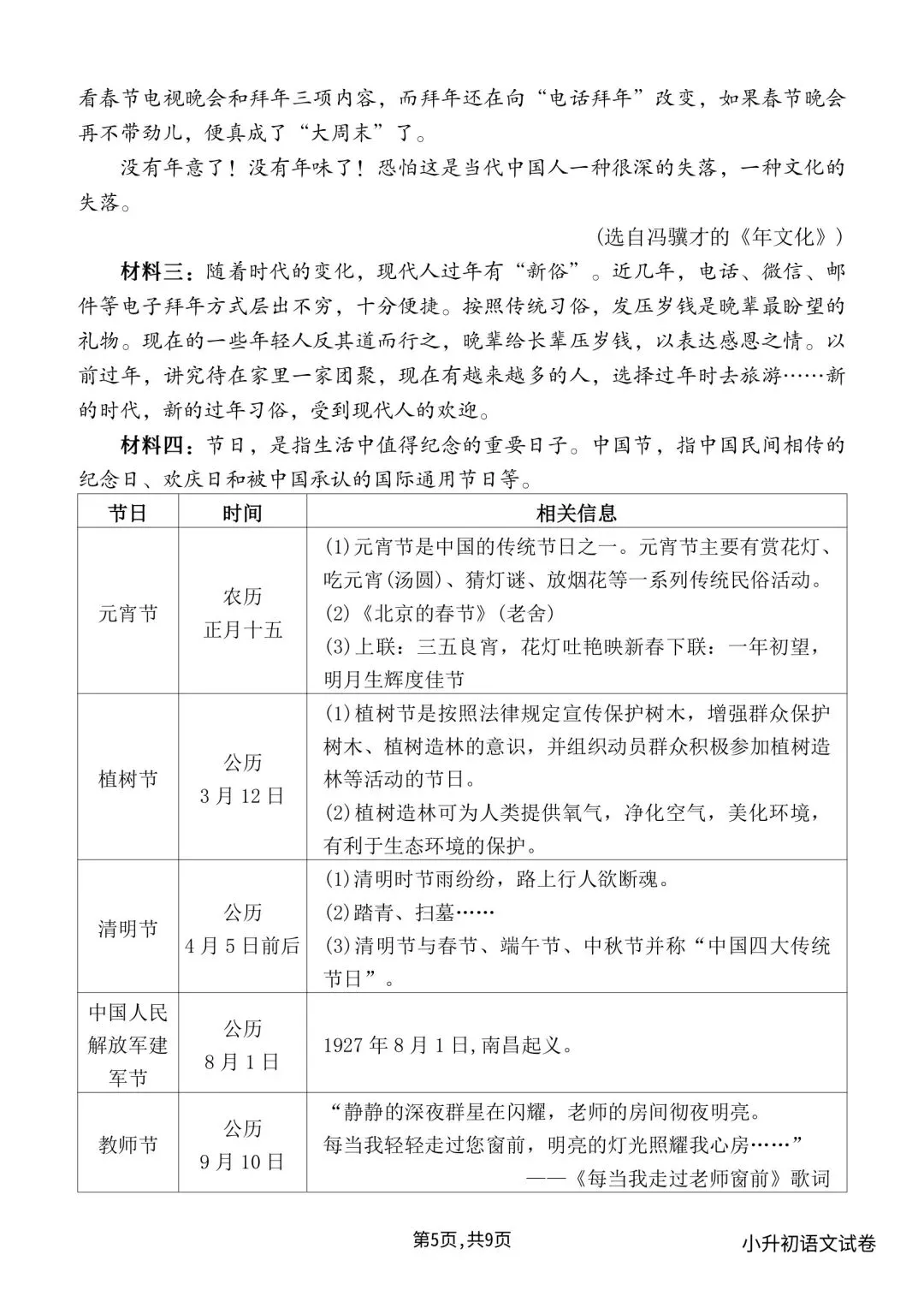 【免费领取】小升初试卷 第4张